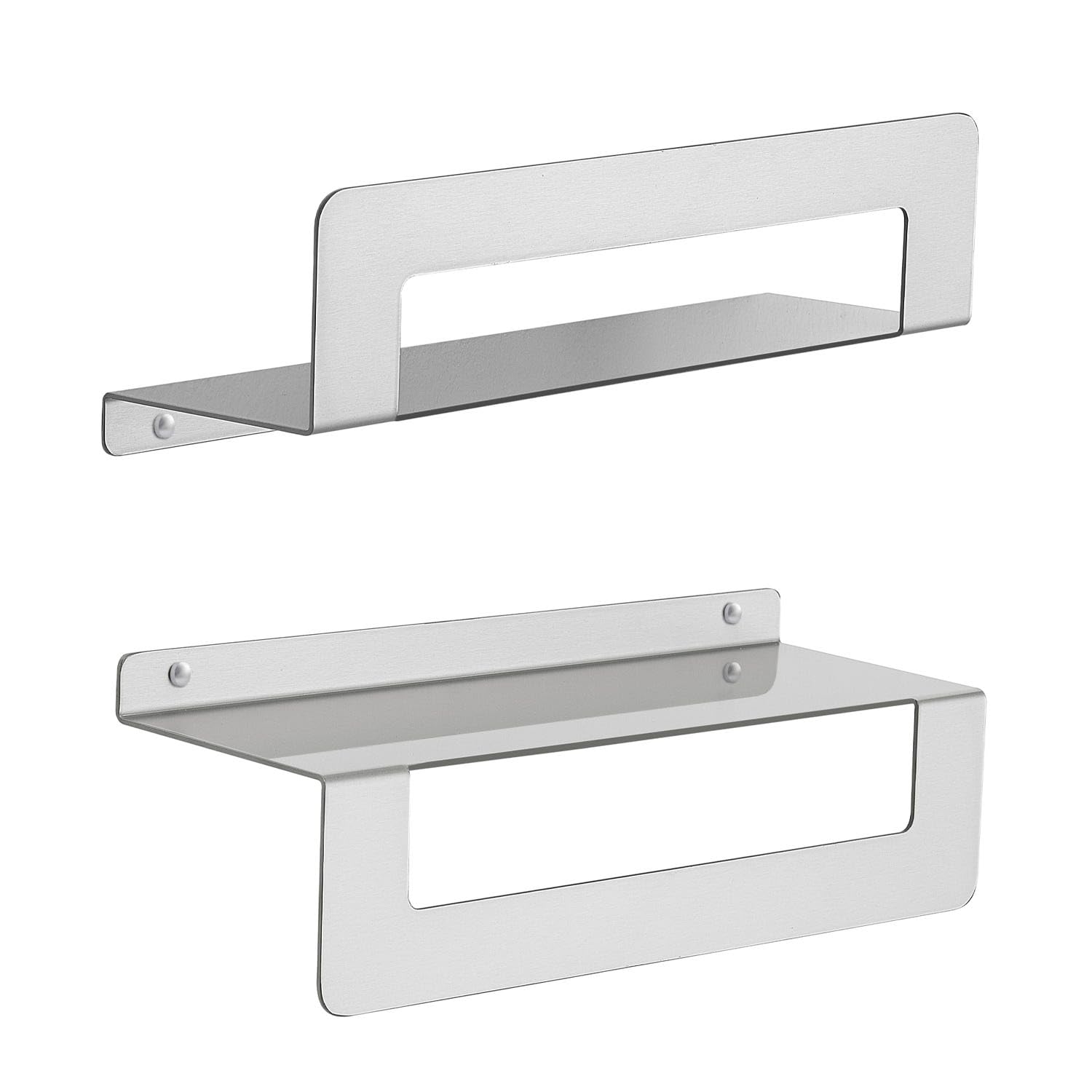Étagère de douche 30 cm Kiamami Valentina en acier inox brossé