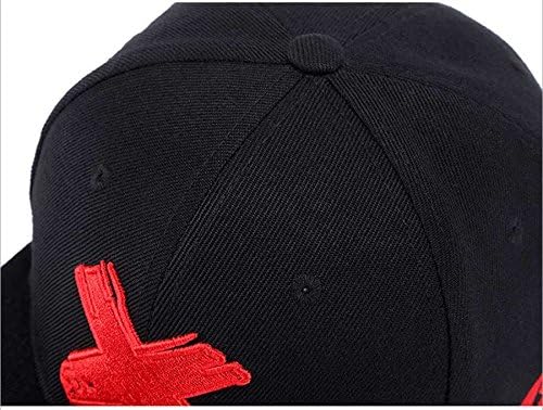Quanhaigou Unisex Snapback Hats, Adjustable Embroidered Dad Hat Flat Bill Baseball Cap for Men Women - Image 3