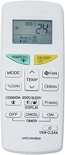 BSPS AC Remote Compatible for Daikin Split Inverter Ac Remote 1.5 Ton 2 Ton 1 Ton (Model No. FTKM50U, ARC484B32) Dew Clean...