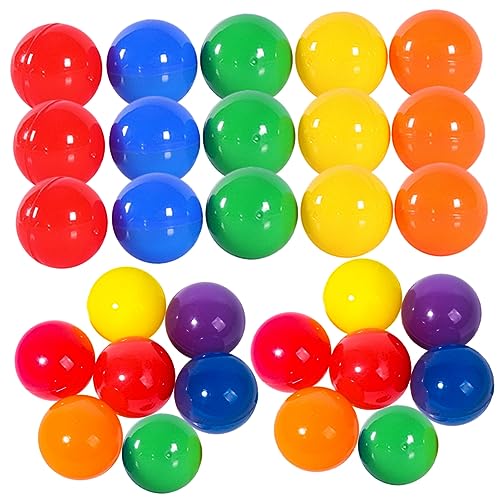 Boules de loterie colorées FRCOLOR en plastique réutilisable pour tirage au sort x100