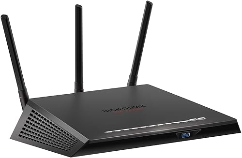NETGEAR Nighthawk Pro Gaming XR300 Router WiFi con 4 puertos Ethernet y velocidades inalámbricas de hasta 1.75 Gbps, AC1750, optimizado para ping
