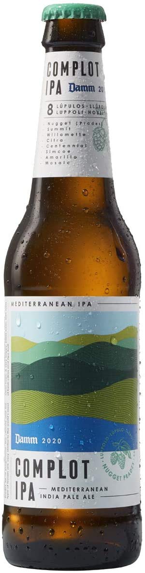 Cerveza complot ipa 33 caja de 24 und .