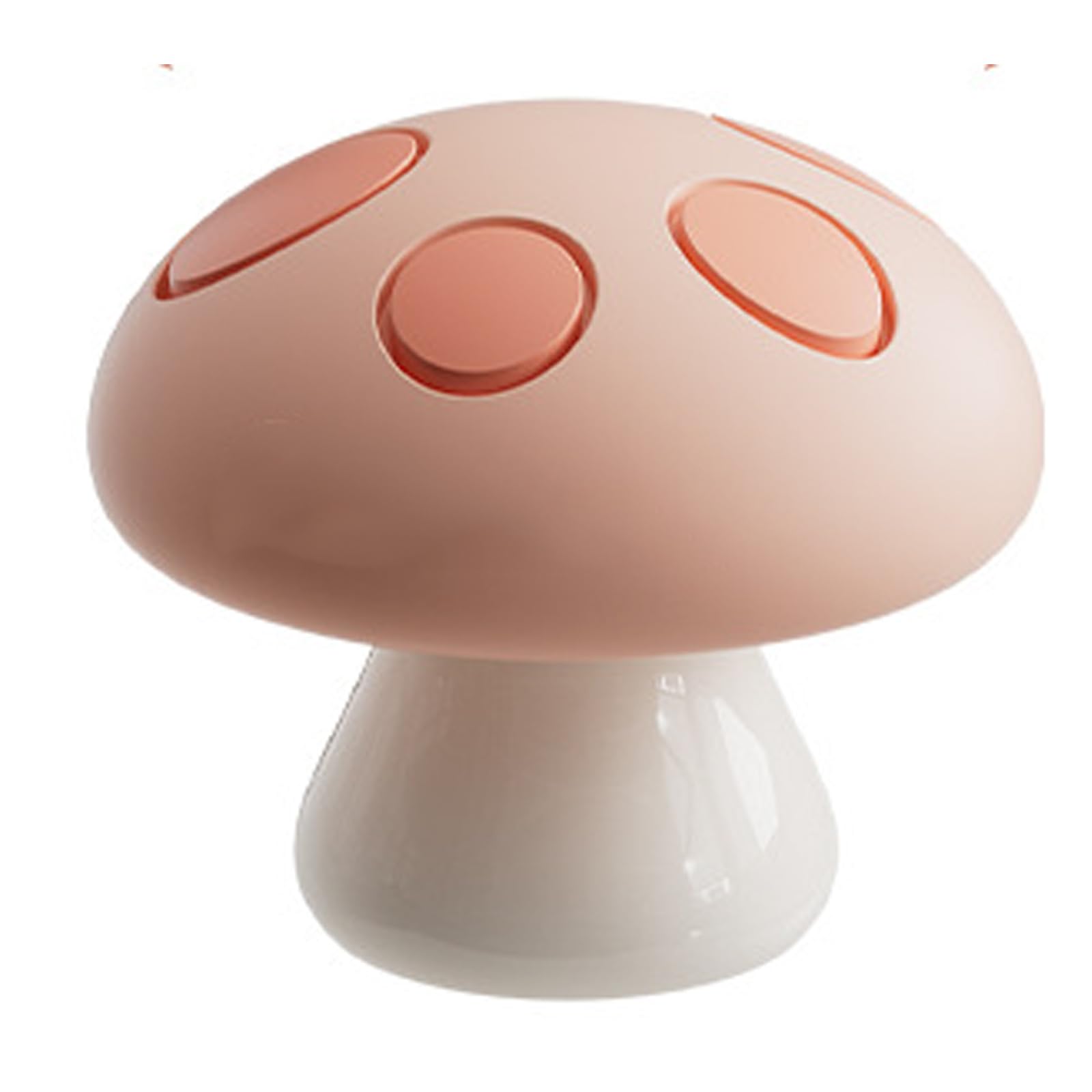 NEWFT Toilet Push Button for Standard Bathroom Simple Installation Sensitive Pressing Silicone Mushroom Toilet Flush Button Mushroom Flush