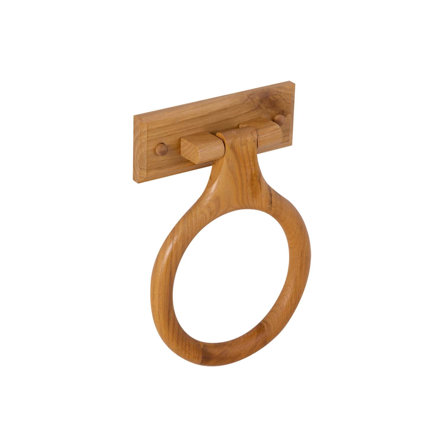 561191 Solid Honey Oak Towel Ring - Dalton Design (3002, 534404)