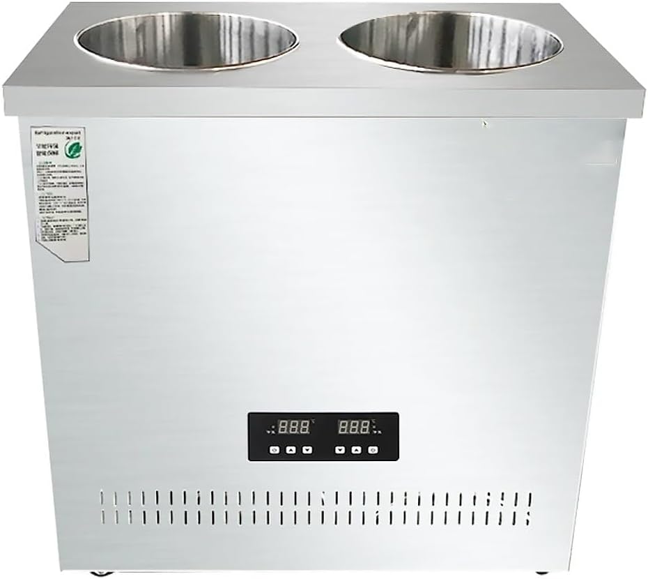 Large Capacity Stand Up Freezer,35.4in H Upright Freezer with Lide and Wheel, for Home, Basement, Apartment(DOUBLE,SMALL)