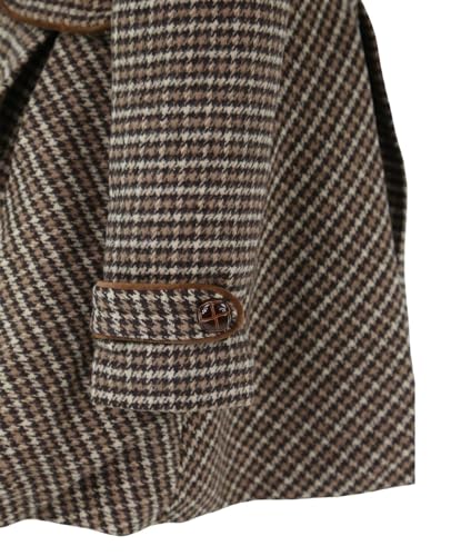 Manteau et béret pied-de-poule pour fille vêtement chaud hiver enfants SIRRI