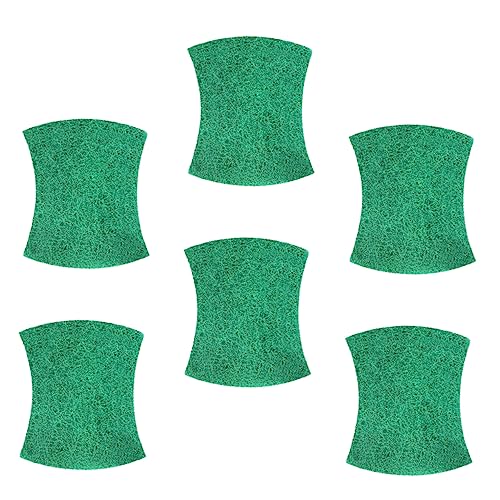 HAPINARY 6pcs Reusable Kitchen Scrubber Scouring Pads for Dishes Flexible Cleaning for Kitchen for Walls Tables and Floors