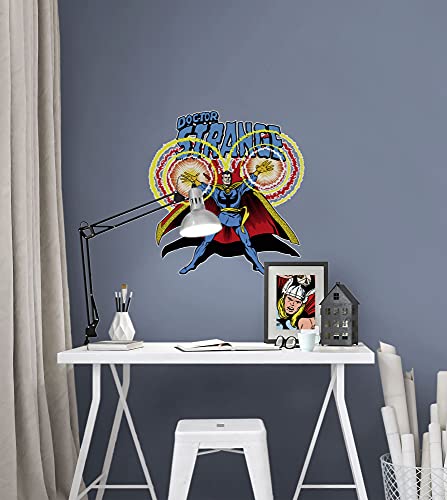 Komar Marvel Wandtattoo Doctor Strange Comic Classic - 50 x 70 cm (Breite x Höhe) - 1 Teile - Dormammus, Dr. Strange, Deco-Sticker, Wandaufkleber, Wandsticker, Wanddeko, Kinderzimmer - 14074h