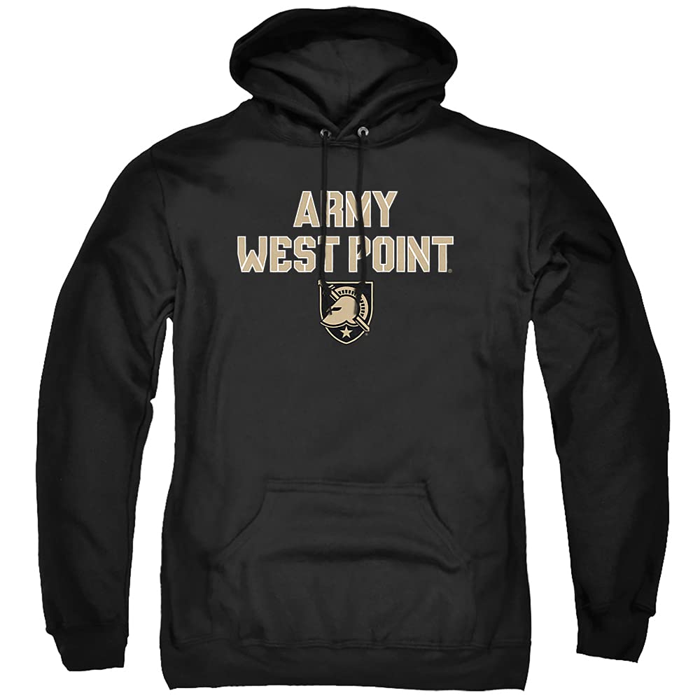 LOGOVISIONUS Military Academy Official Stacked Unisex Adult Pull-Over Hoodie