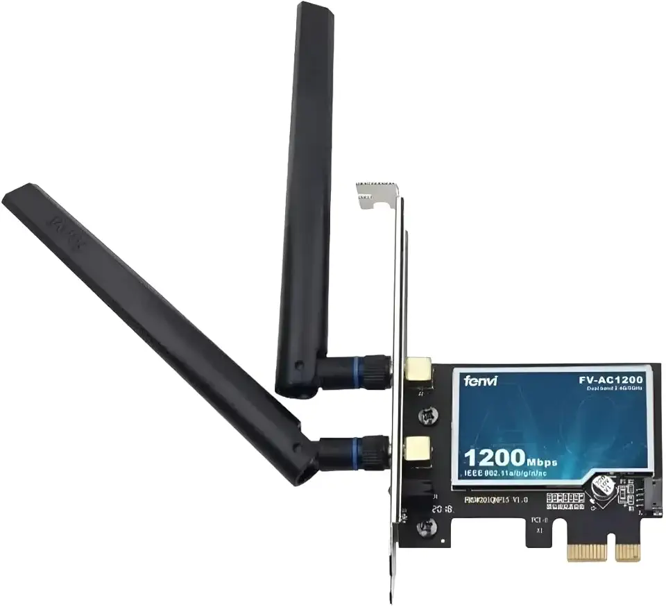 Placa Wifi 1200mbps 2.4/5ghz C Bluetooth 4.0 Win.7/8/10 Pcie