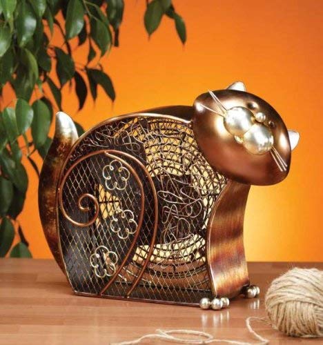 Deco Breeze Brushed Copper Retro Table Fan, 7 Inch, Kitty - Thumbnail 5
