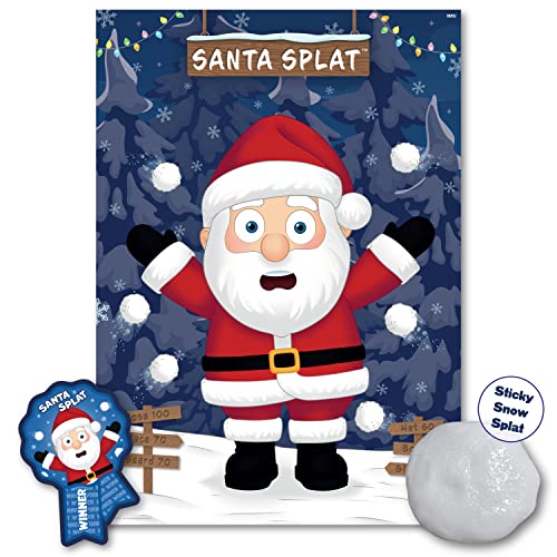 Christmas Family Game - SANTA SPLAT - Unlimited Players For Children Family Kids Christmas Party Christmas eve box fillers Christmas stocking fillers