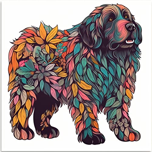 Image of Yoonek Graphics Newfoundland Dog Vinyl Decal Sticker for Car, Laptop, Tumbler, More. #009688-4 inch