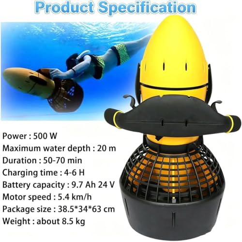 Propulsor submarino eficiente de doble velocidad y alta potencia 4