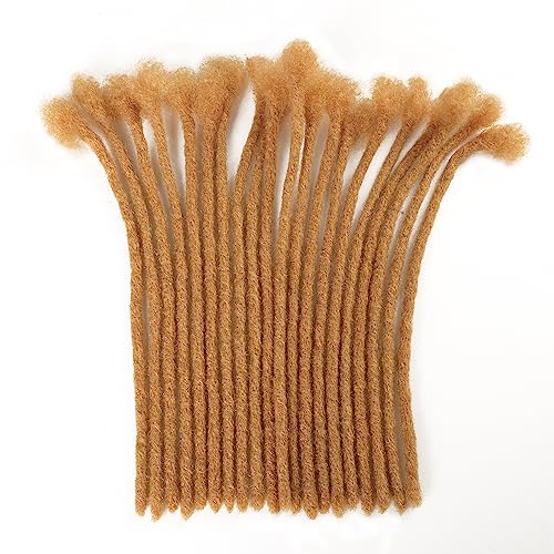 Orientfashion Human Hair Dreadlocks Extensions Natural black Traditional Locs Extensions Can Bleach And Dye (#27, 10inch 0.6cm 20locs)