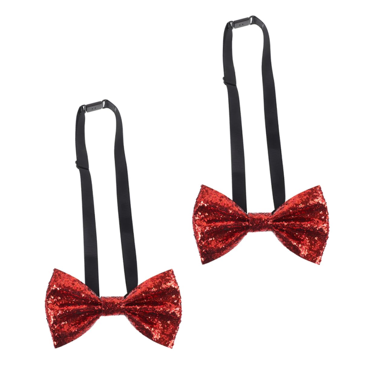 BESTYASH Sparkling Men's Glitter Bow Tie for Celebrations Performances Formal Events Adjustable