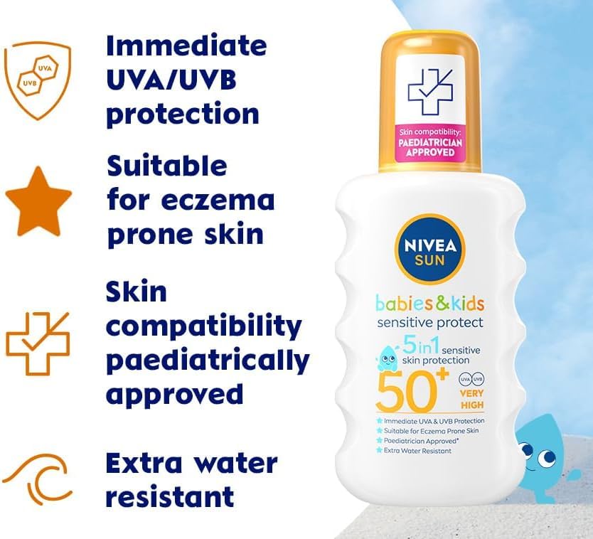 Nivea Sun Babies & Kids Zonnebrandspray SPF 50 – 200 ml - View 1