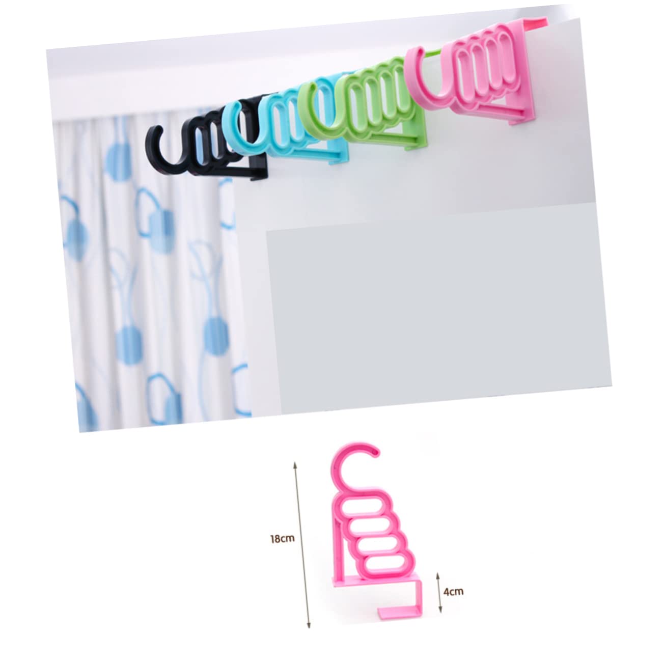 LYGXWJFC Perchero para Colgar Ropa sobre la Puerta Perchero de plástico Ganchos de plástico para Colgar Ganchos Traseros para Puerta Colgador Trasero para Puerta Perchero para Colgar detrás de la