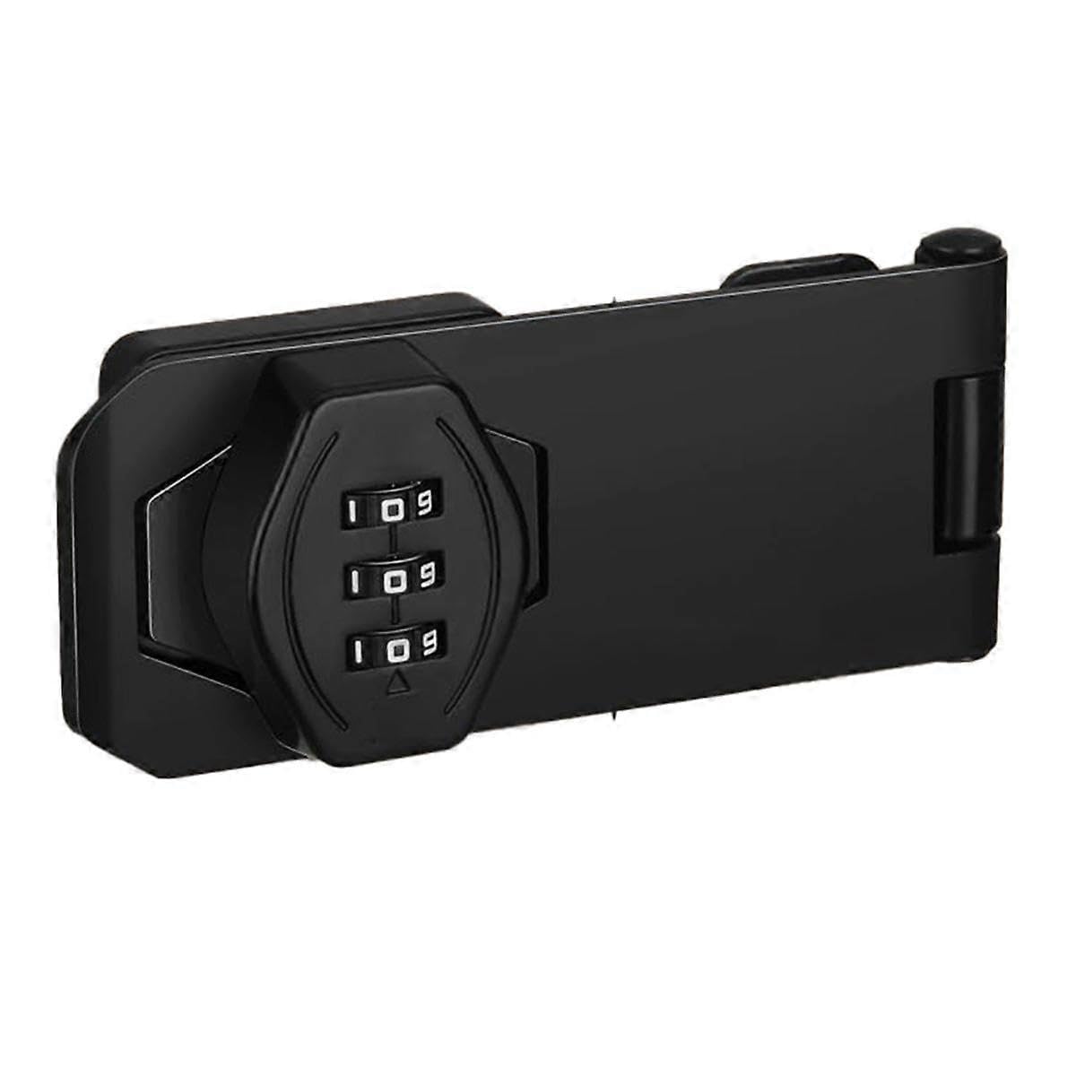 Cabinet Lock Keyless 3-Digit Password Combination Code Hasp Latch Lock Twist Knob Wooden Drawer Cup