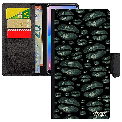 Coque iPhone 12 rabat portefeuille motif lèvres pour vos sorties et soirées citadines