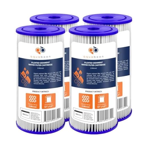 5 Micron Pleated Sediment Water Filter