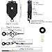 Hicarer DIY Quartz Clock Movement Kits Replacement Clock Movement Mechanism Pendulum (Rod Length 0.9 Inch)
