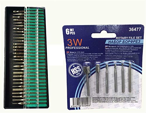 36 parça Proskit için Kalıpcı Freze ucu Oyma Delme Aşındırma Cam Ahşap Metal için Gravür Seti