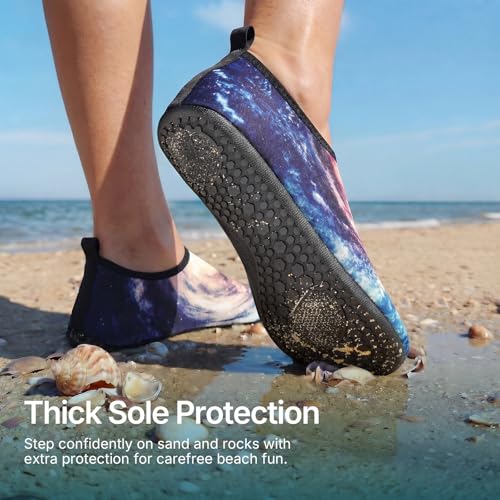 Image of Water Shoes for Women Men Quick-Dry Aqua Socks Swim Beach Outfits Barefoot | Yoga Exercise Wear Sport Accessories Pool Camping Must Haves River Hiking Youth Adult