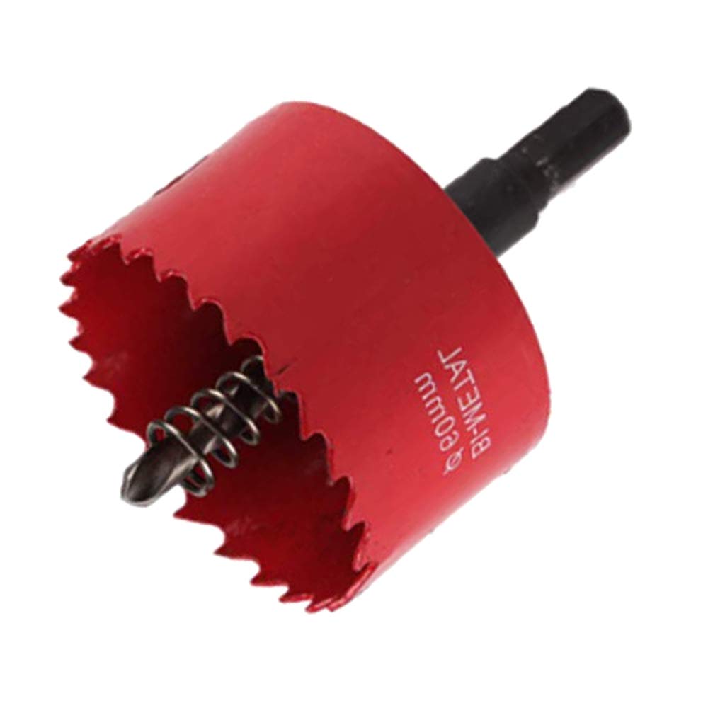 Tooldo 60Mm Hole Saw Cutter M42 Bi-Metal Hole Saw Drill Bit For Wood Plastic Aluminum