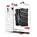 ZIZO Bolt Series for iPhone SE (3rd and 2nd gen)/8/7 Case with Screen Protector Kickstand Holster Lanyard - Black & Black