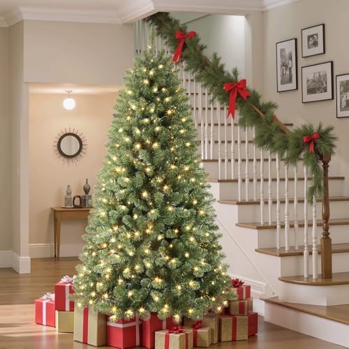 SHareconn 7ft Prelit Premium Artificial Classic Spruce Christmas ...
