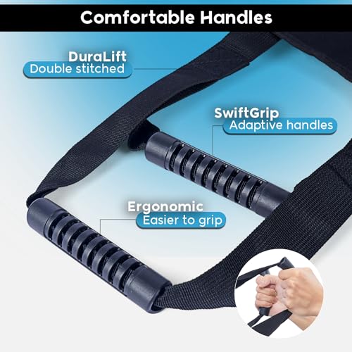 Parabound Transfer Sling For Elderly And Disabled, Lift Assist Gait Belt For Seniors, Patient Lift Sling Mobility Aid, Transfer Belt Lifting Strap For Senior Home Care Device