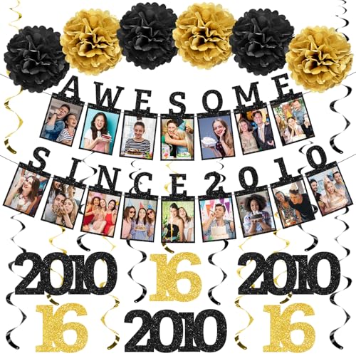 Guirlande Awesome Since 2010 pour fêter un 16e anniversaire de mariage ou naissance