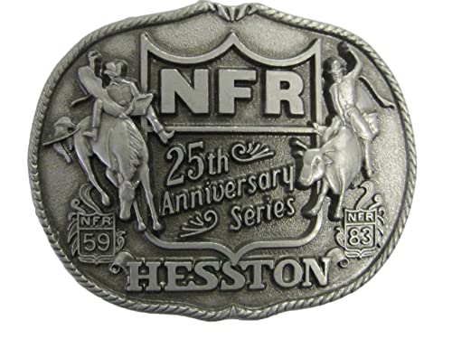 NFR 1983 Hesston 25th Anniversary Series Belt Buckle