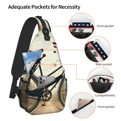 Sling bag unisex para senderismo y viajes miniatura 5
