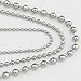 33ft Stainless Steel 1.5MM Ball Chains Findings Fit for Jewelry Making &DIY (SC-1018-A)