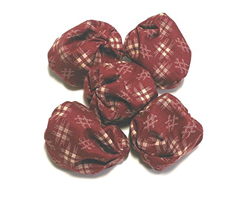 Japanese Handmade Cotton Craft Kit Red 5 Pack 1.4oz Each Made in Japan