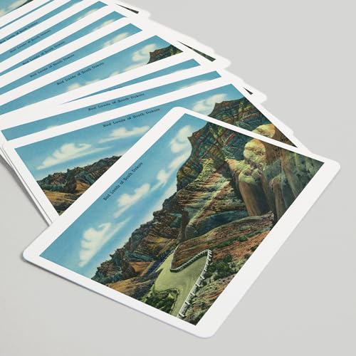 Baraja de Poker Lantern Press Badlands National Park miniatura 5