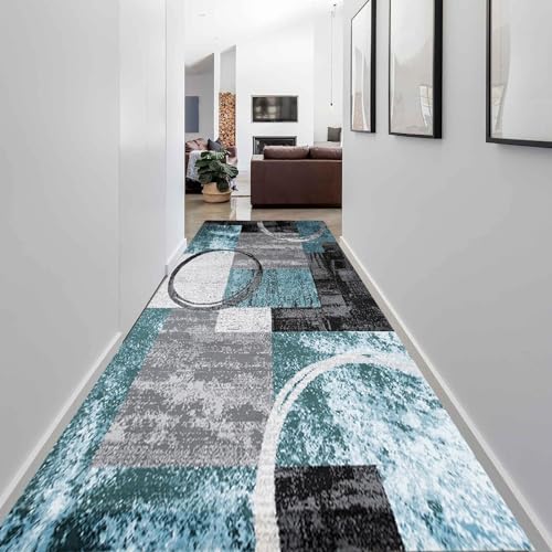 Alfombras de Pasillo modernas lavables para entrada y dormitorio 5