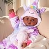 BABESIDE 2 Pcs Black Baby Dolls