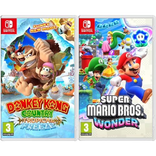 Donkey Kong Country: Tropical Freeze (Nintendo Switch) & Super Mario Bros. Wonder (Nintendo Switch)