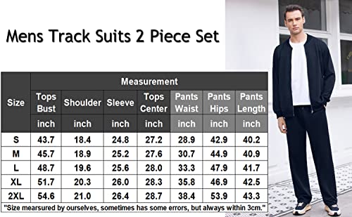 Coofandy Running Jackets Fitness Pants Sports Sweatsuits Workout Track Suits For Men #TOP5