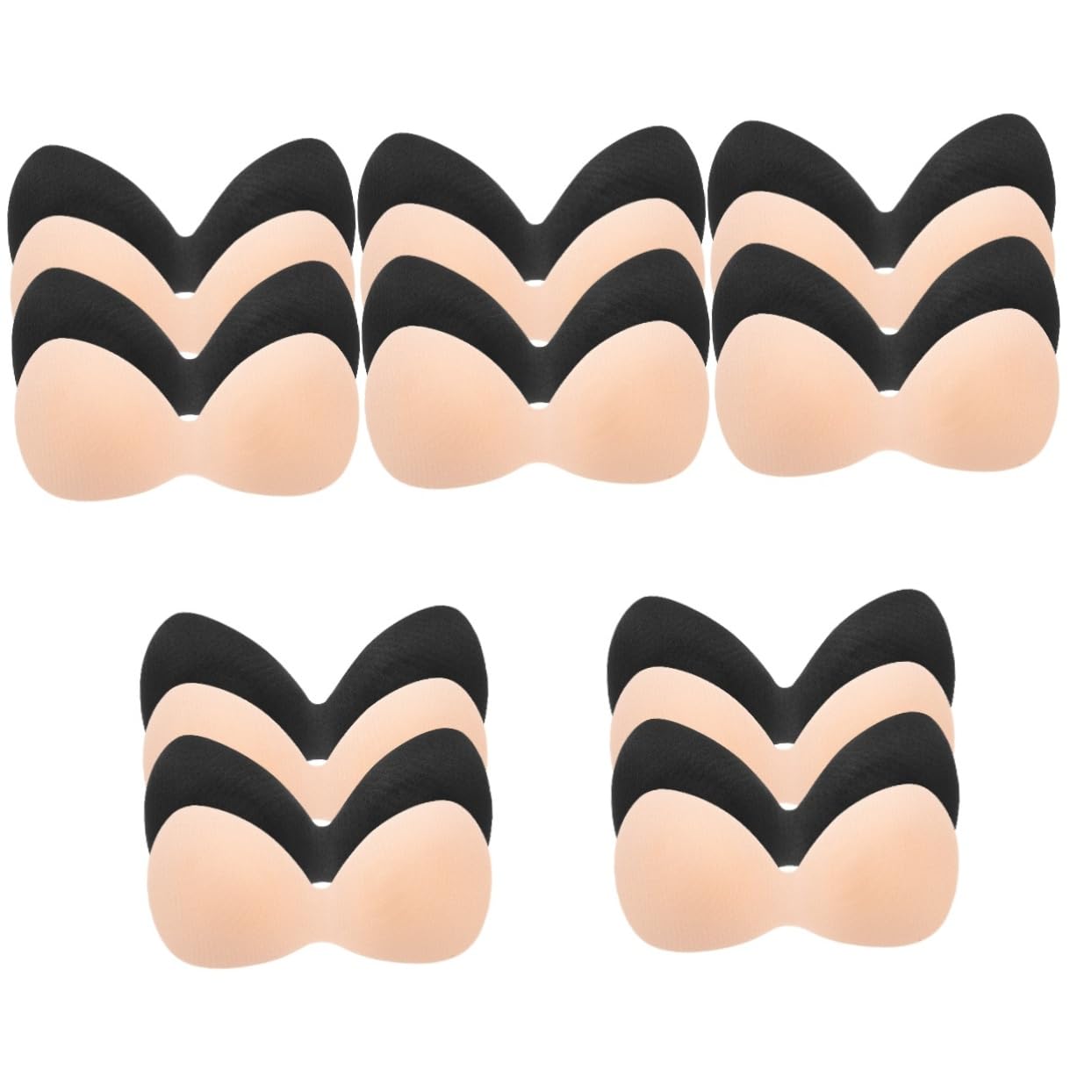 20piezas Almohadillas De Sostén Extraíbles De Gel Para Sujetadores Rellenos Transpirables y Suaves Perfectos Para Yoga Deportivos y Bikinis Piel
