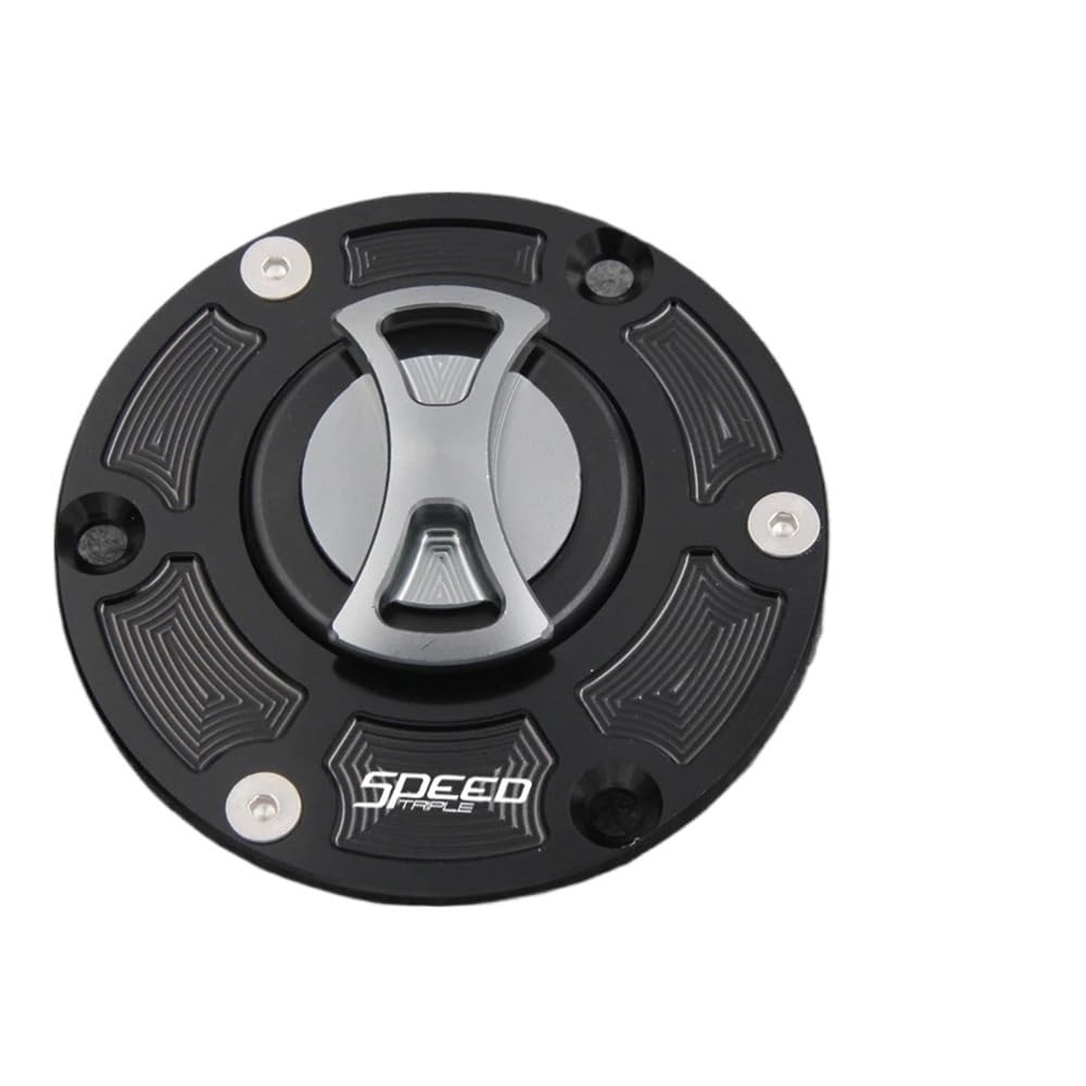 Moto Tapón Depósito Combustible Tapa de Tanque de Combustible de Motocicleta sin Llave CNC para TR&iumph para Speed ​​para Triple 1050 2005-2010