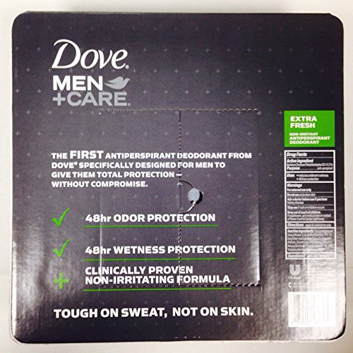 Image of Dove Men Care Deodorant, Extra Fresh (2.7 oz, 5 pk.)