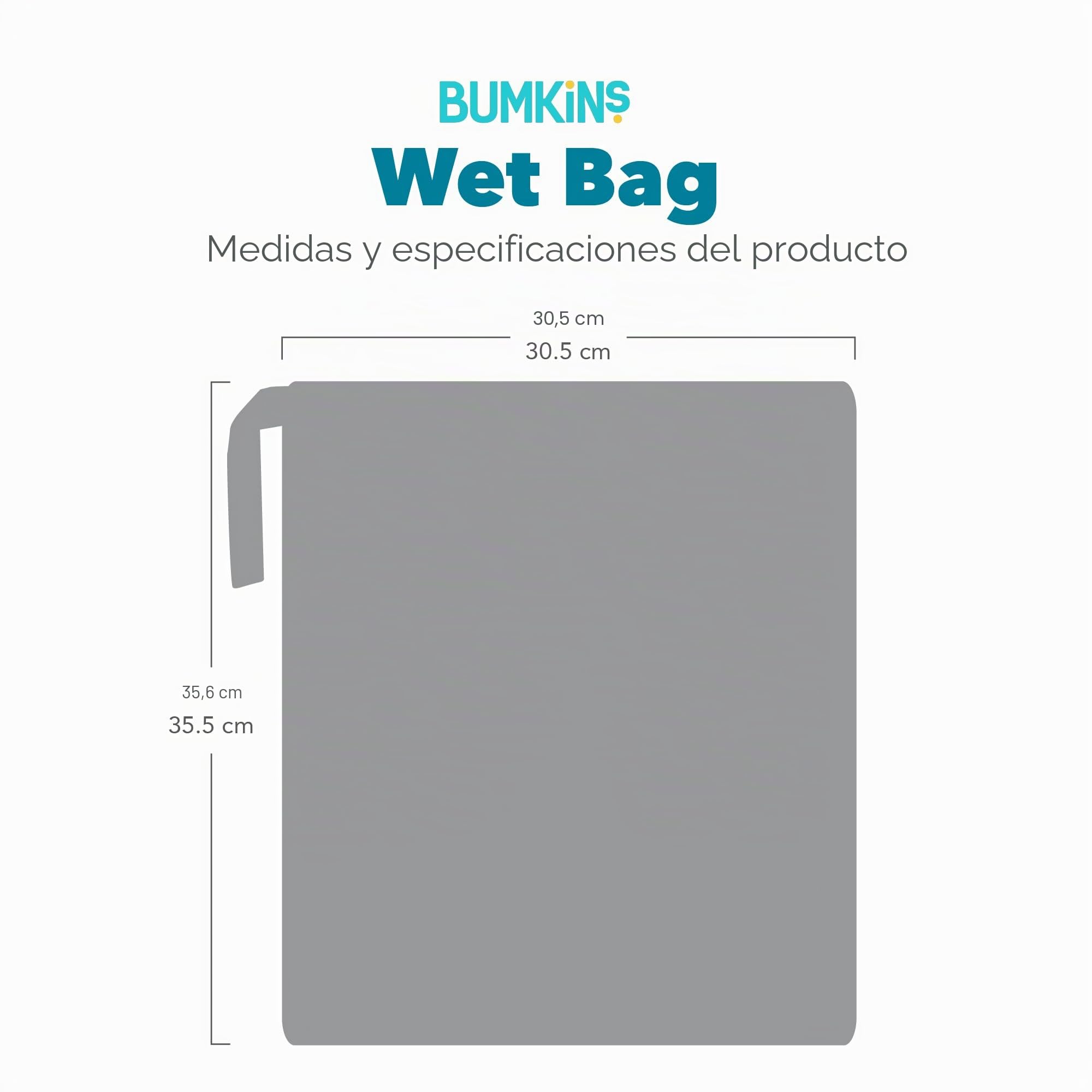 Bolsa Impermeable Reutilizable con Cremallera