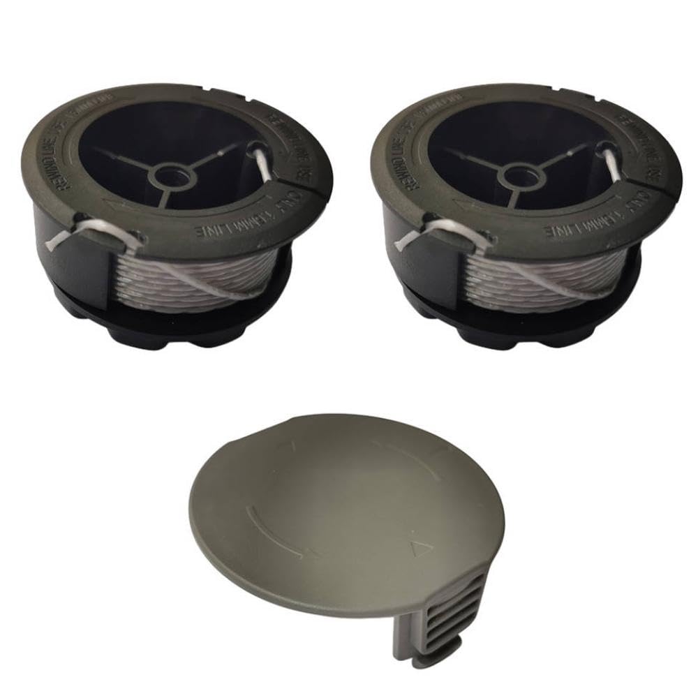 3pcs / Ensemble Set Strimmer Spool Line Compatible Fit Universel Compatible avec Grasscut 18 18 26 18 260 Cords sans Fil Outil de Rechange de Rechange Pièce Universelle Ajustement