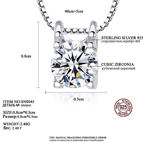 Collier zircone cubique 1 carat pour sublimer vos tenues de soirée