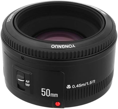 Miniatura 2 de YONGNUO YN50mm F1.8 Lente Prime Estándar Gran Apertura Lente de Enfoque Automático Compatible con Canon EF Mount Rebel DSLR Cámara