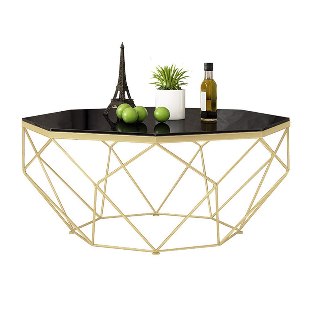 Table basse salon ronde en verre pour éliminer les angles morts dans les petits espaces
